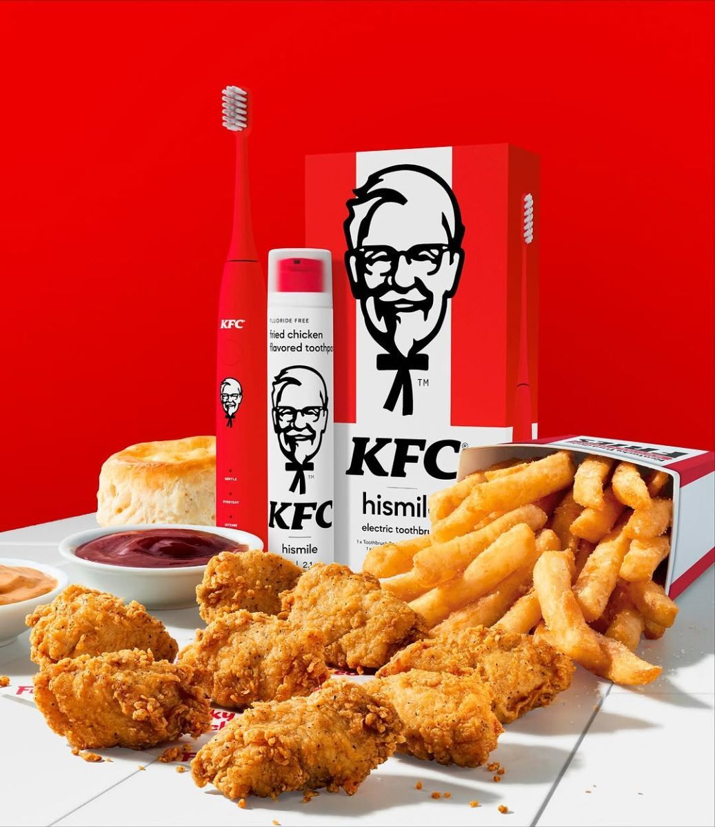 What are the characteristics of fried chicken toothpaste?