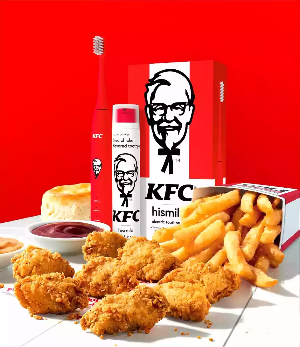 What are the characteristics of fried chicken toothpaste?
