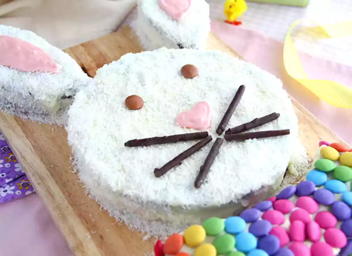 5. Easter bunny cake