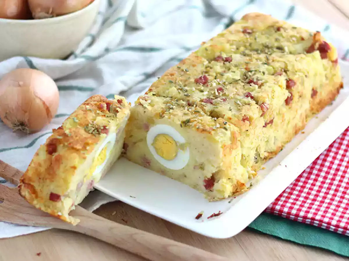 4. Potato and egg terrine: simple, practical, effective