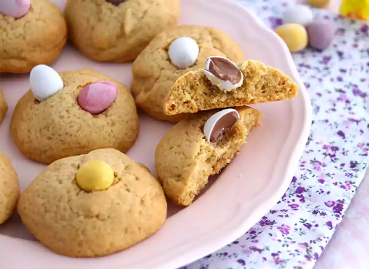 3. Chocolate egg cookies: simple, yummy and anti-waste