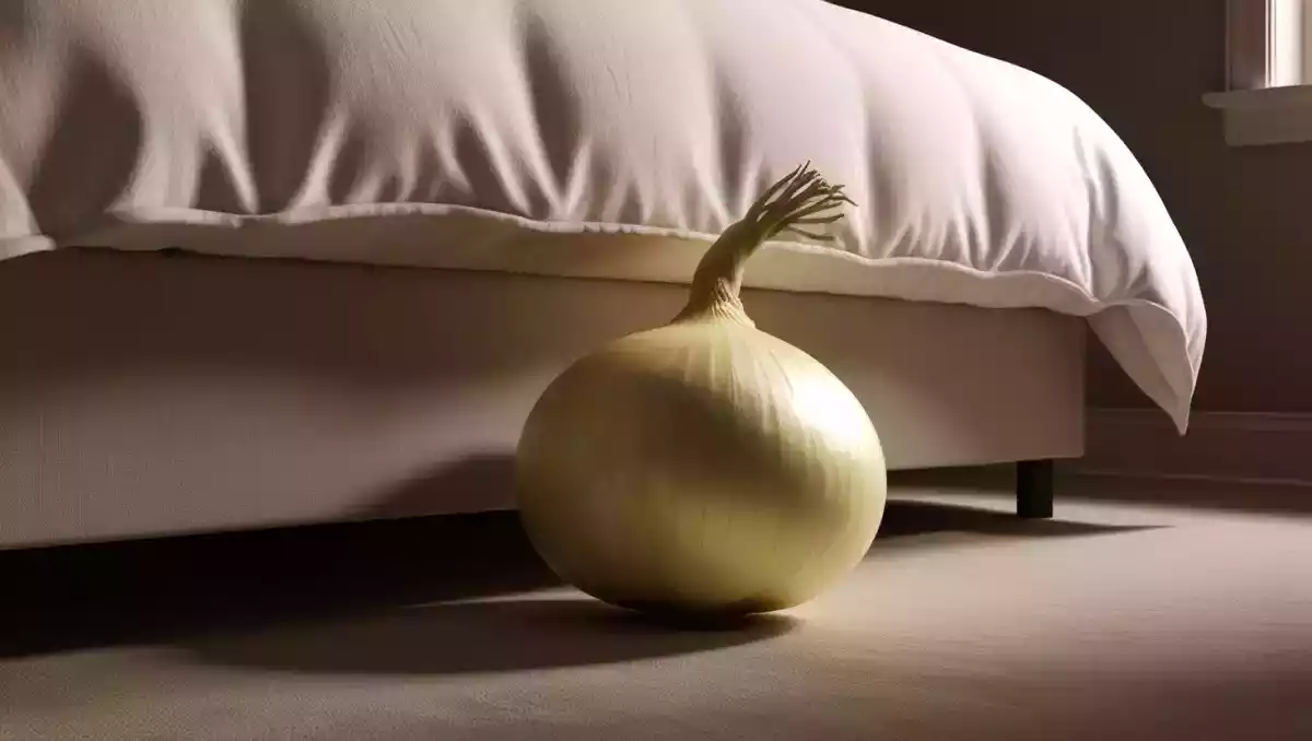 According to an old folk belief, putting an onion under the bed helps you sleep better!