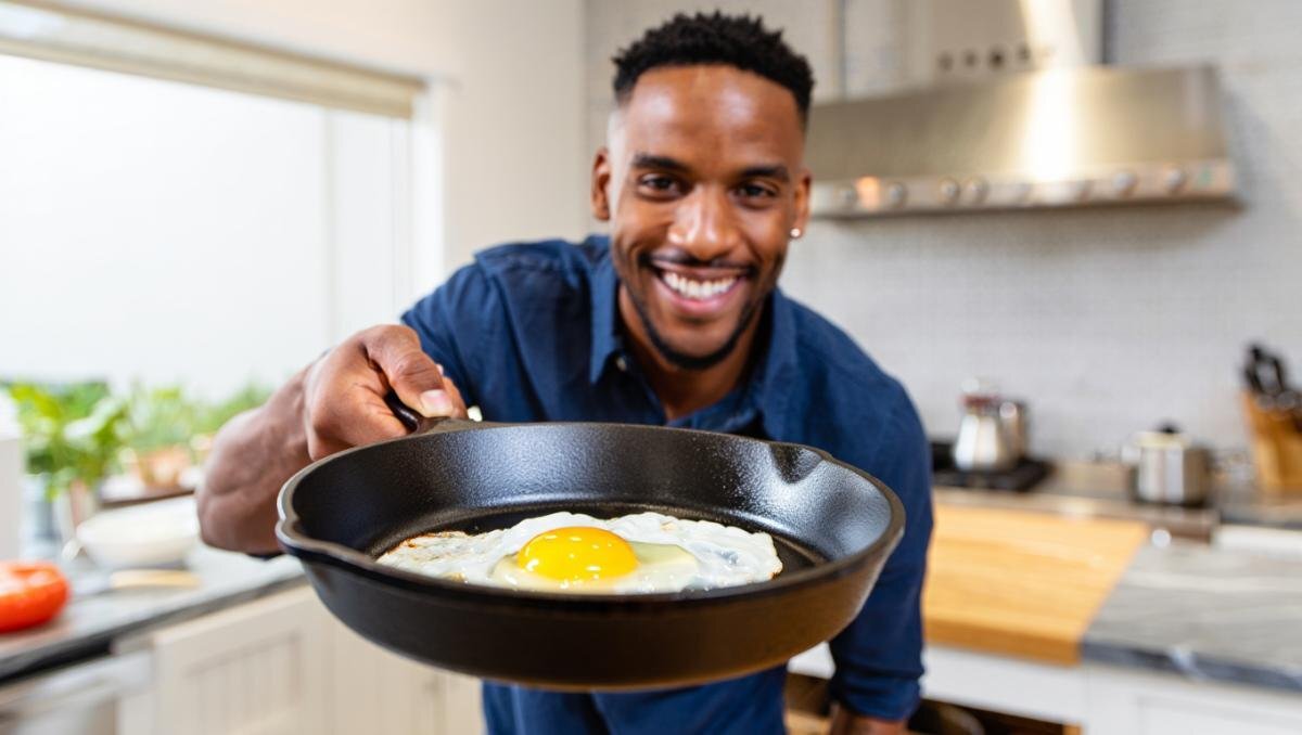 This simple change in the way you fry eggs makes all the difference to the taste