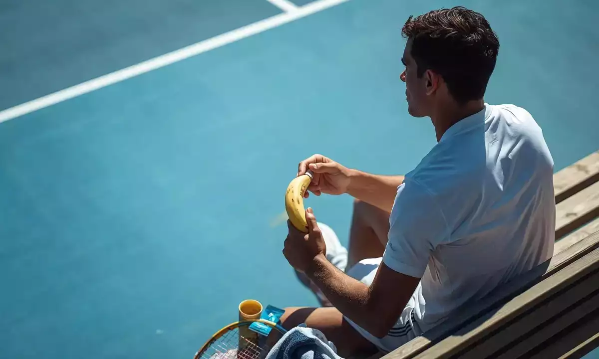 Tennis players' energy snacks during breaks: what they eat and why