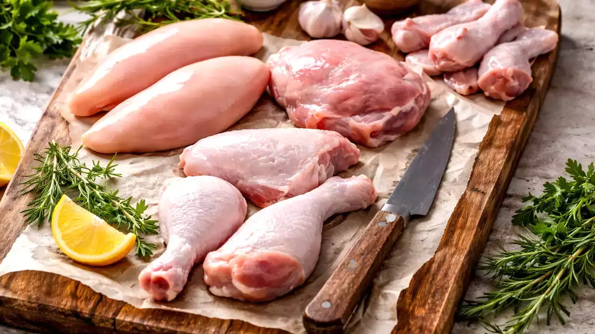 Which part of the chicken to use according to the recipe you are going to cook