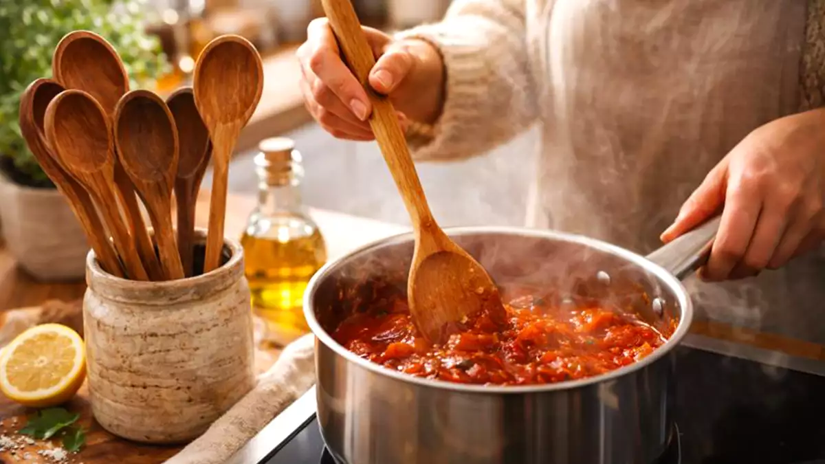 Grandma's secret for preserving wooden spoons and ridding your kitchen of smells, cracks and hidden dirt