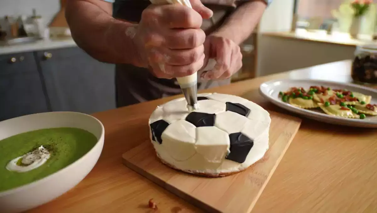 June 11 daily menu: from comforting zucchini soup to a playful soccer-ball cake, a tasty tour