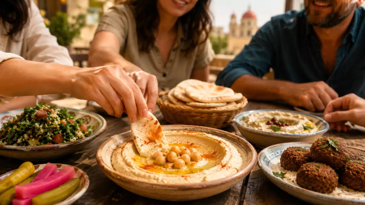 Lebanese mezze, like tapas: small plates and recipes to travel with your palate and taste the region
