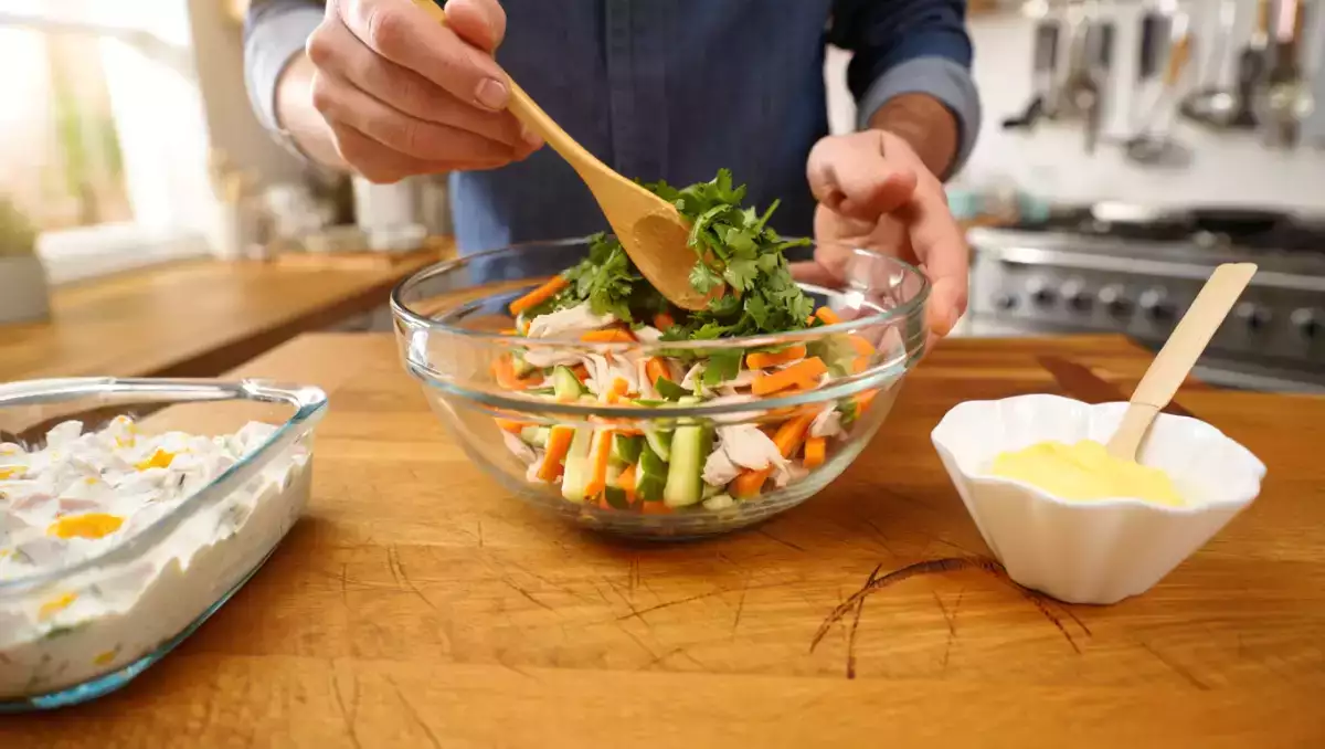 Daily menu, July 15: a delightful blend of flavors with Asian chicken salad, snoek terrine, and homemade condensed milk