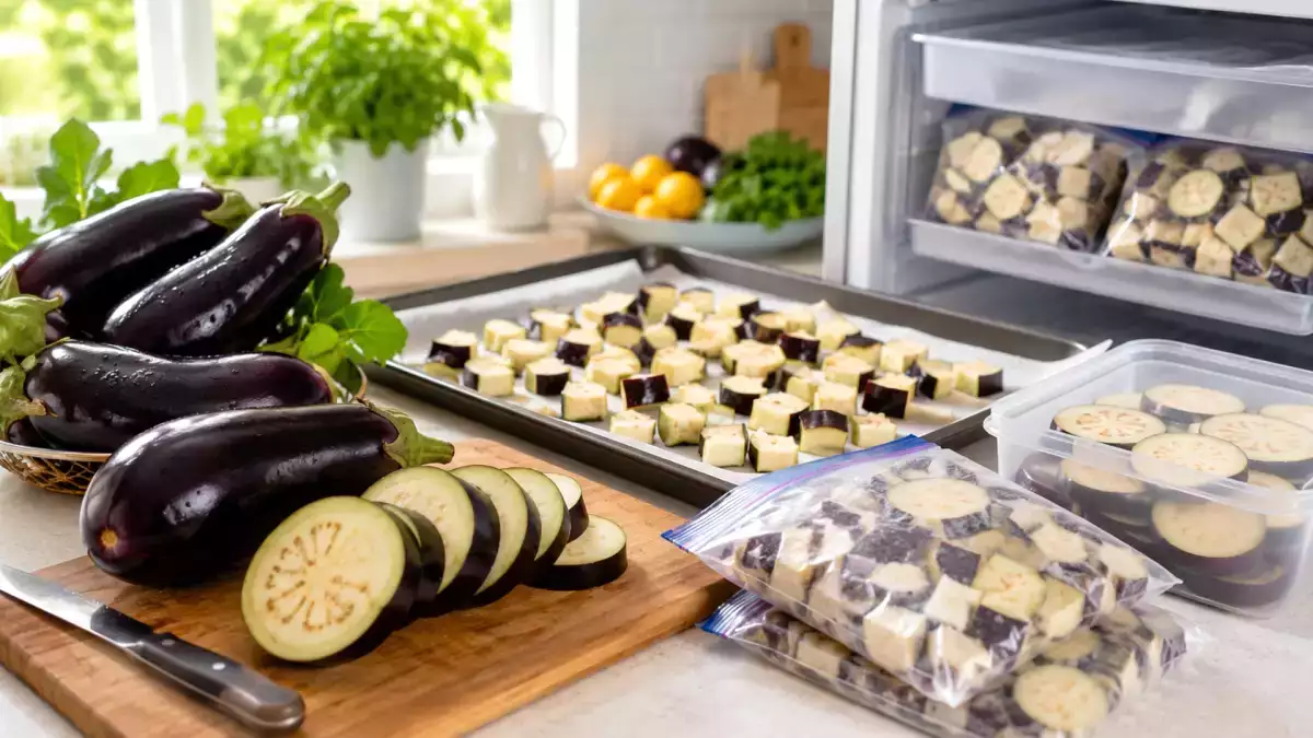 A simple summer hack: how to freeze eggplant so it tastes good and won’t become spongy in winter