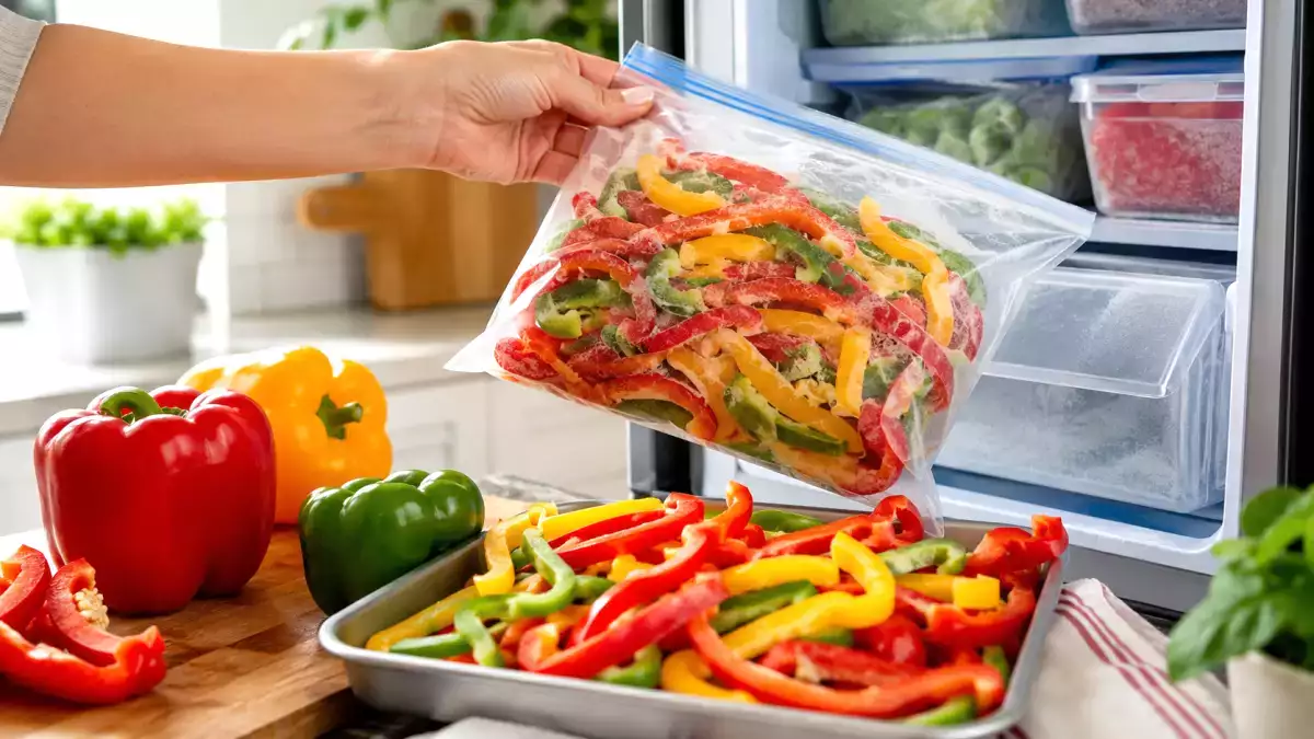 Freeze bell peppers this summer the right way: one simple step to keep them fresh all winter