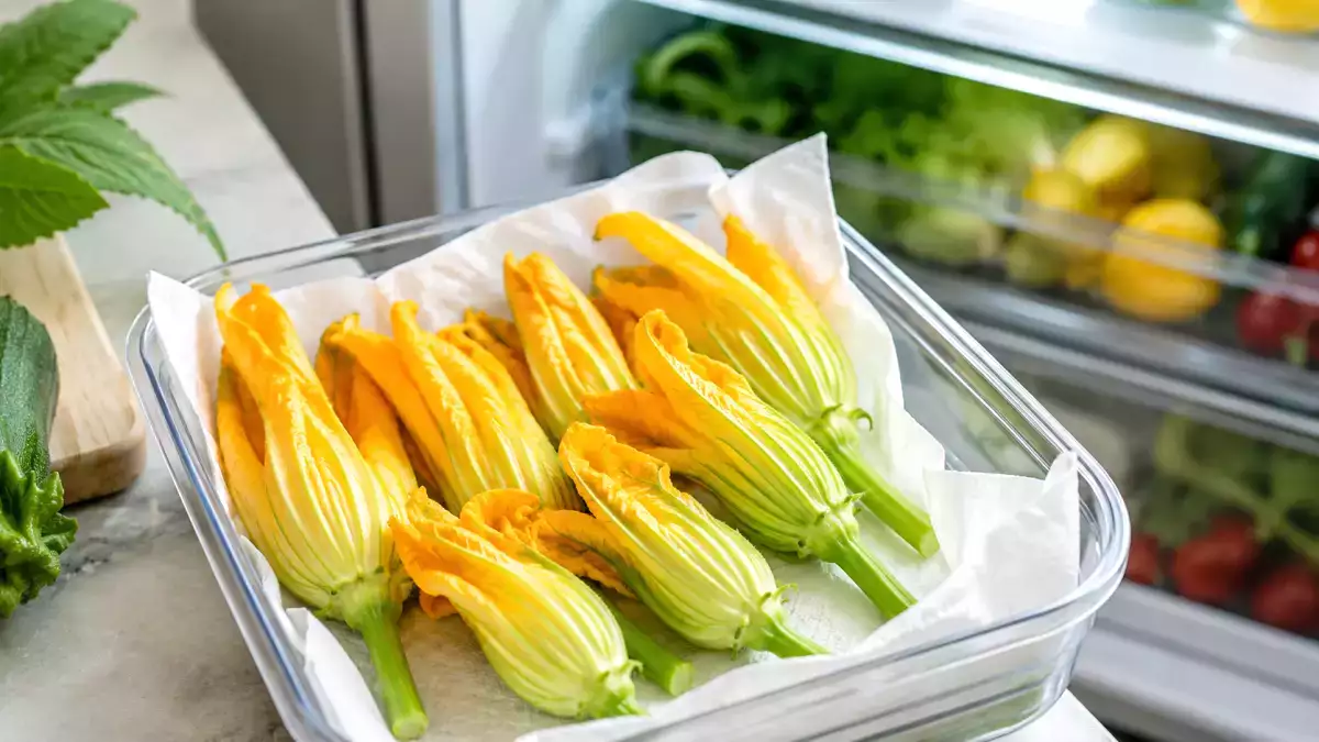 The one simple step most people miss to keep zucchini flowers fresh and prevent them from wilting