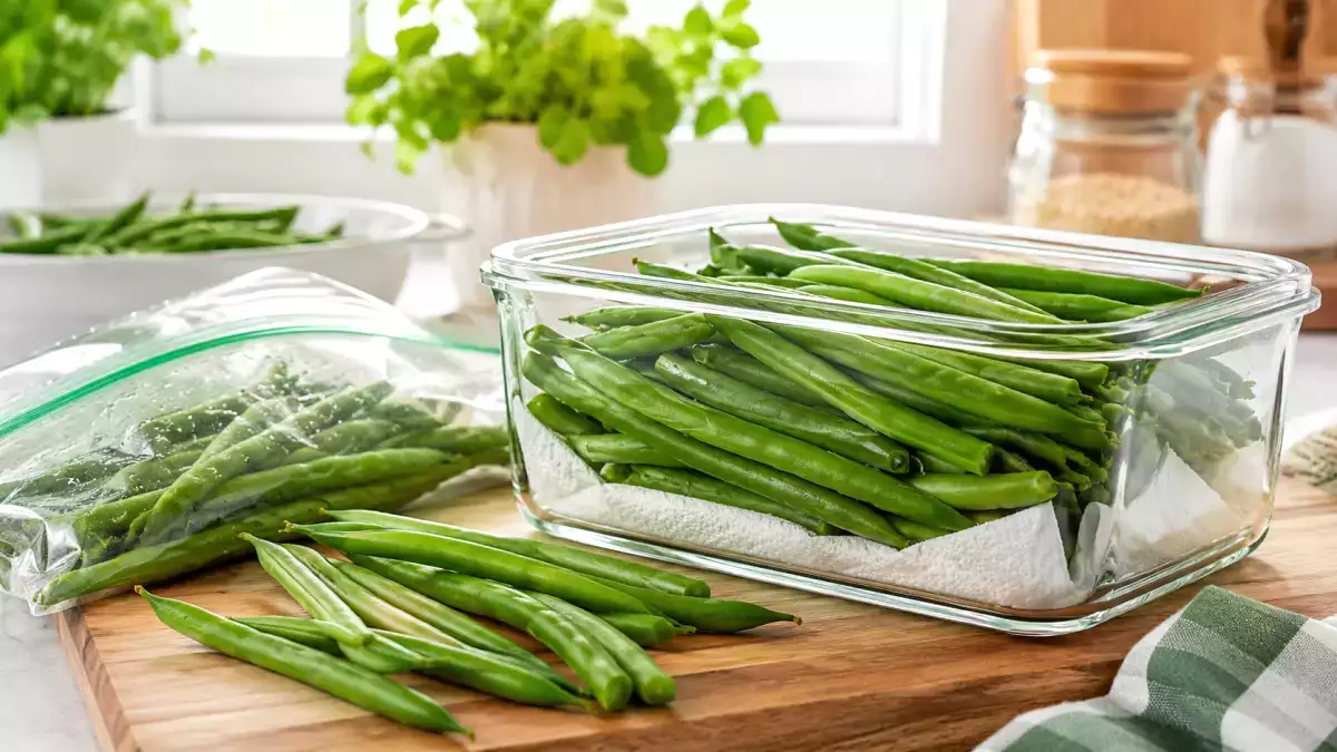 Keep green beans fresh and crispy longer with this clever, simple storage trick anyone can use at home