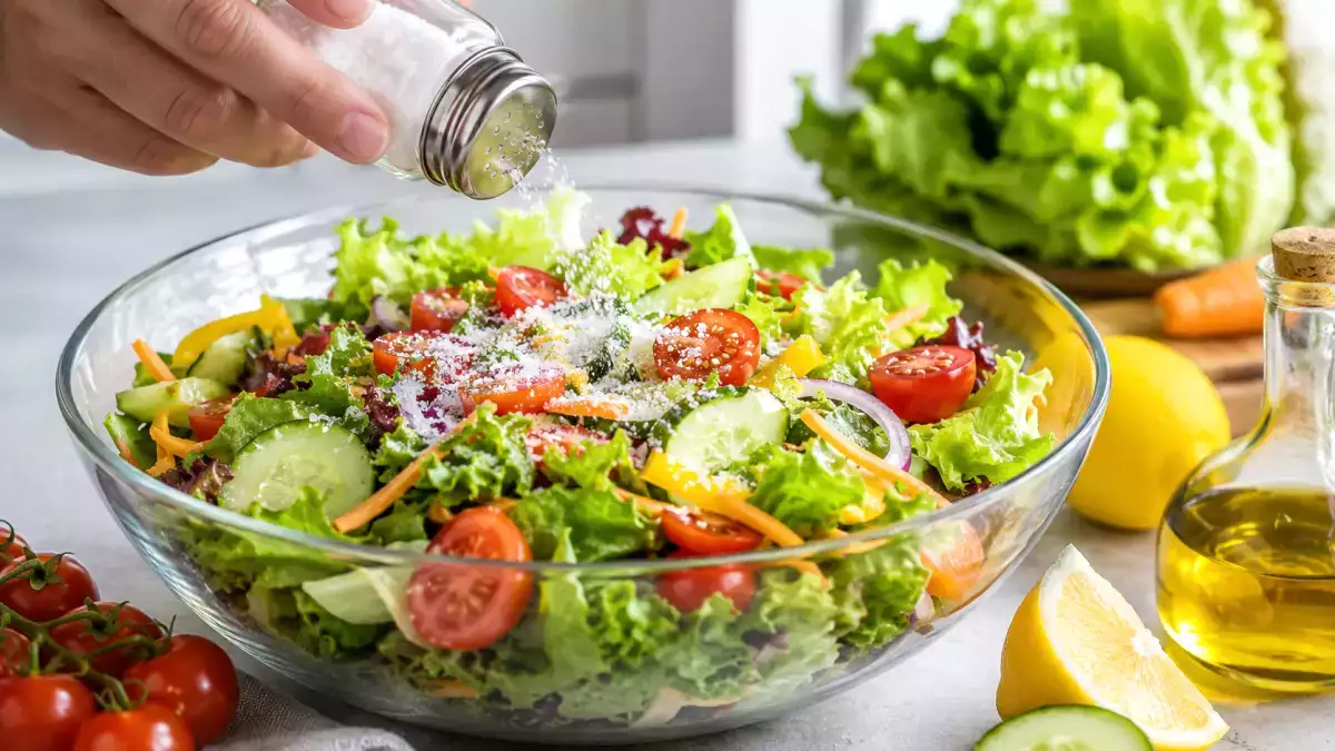 Accidentally oversalted your salad? Try this simple trick to fix the flavor, no water needed