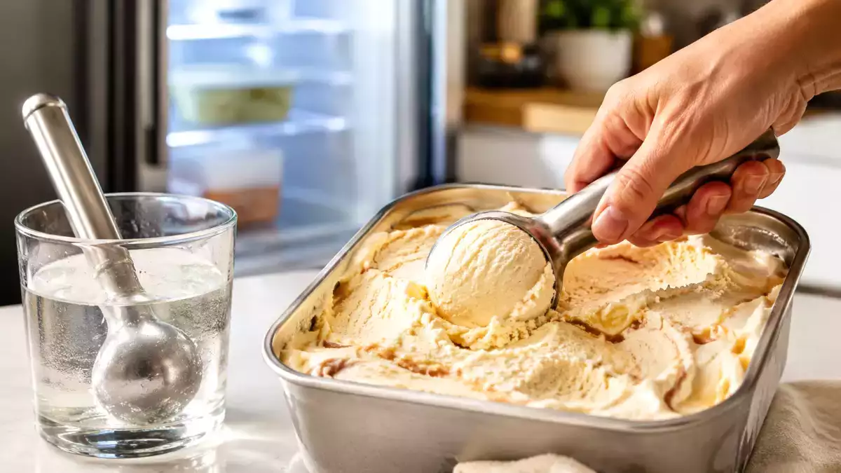 Serve soft ice cream right from the freezer: one super-simple trick every host needs to know