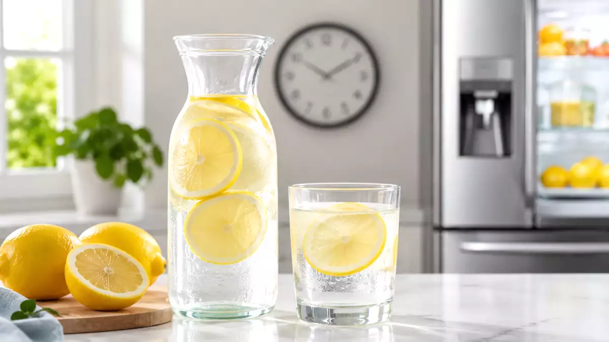 How long can you store lemon water before it’s no longer good to drink and what changes occur?