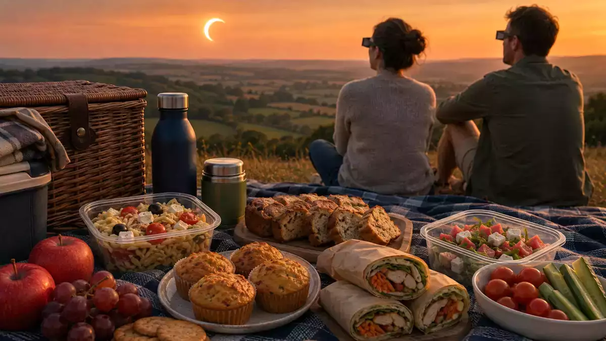 Don’t miss the August 12 eclipse: what to pack for a picnic to stay comfortable and keep watching