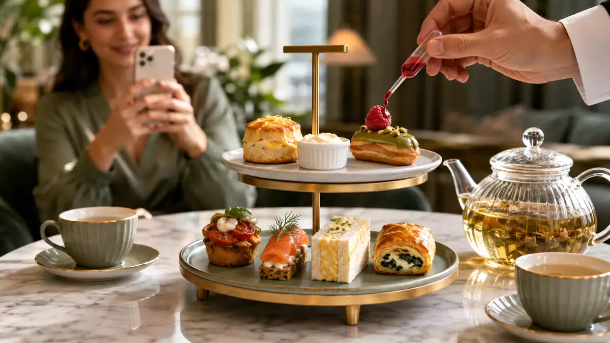 From dainty sandwiches to theatrical service: why afternoon tea has become smaller and savoury