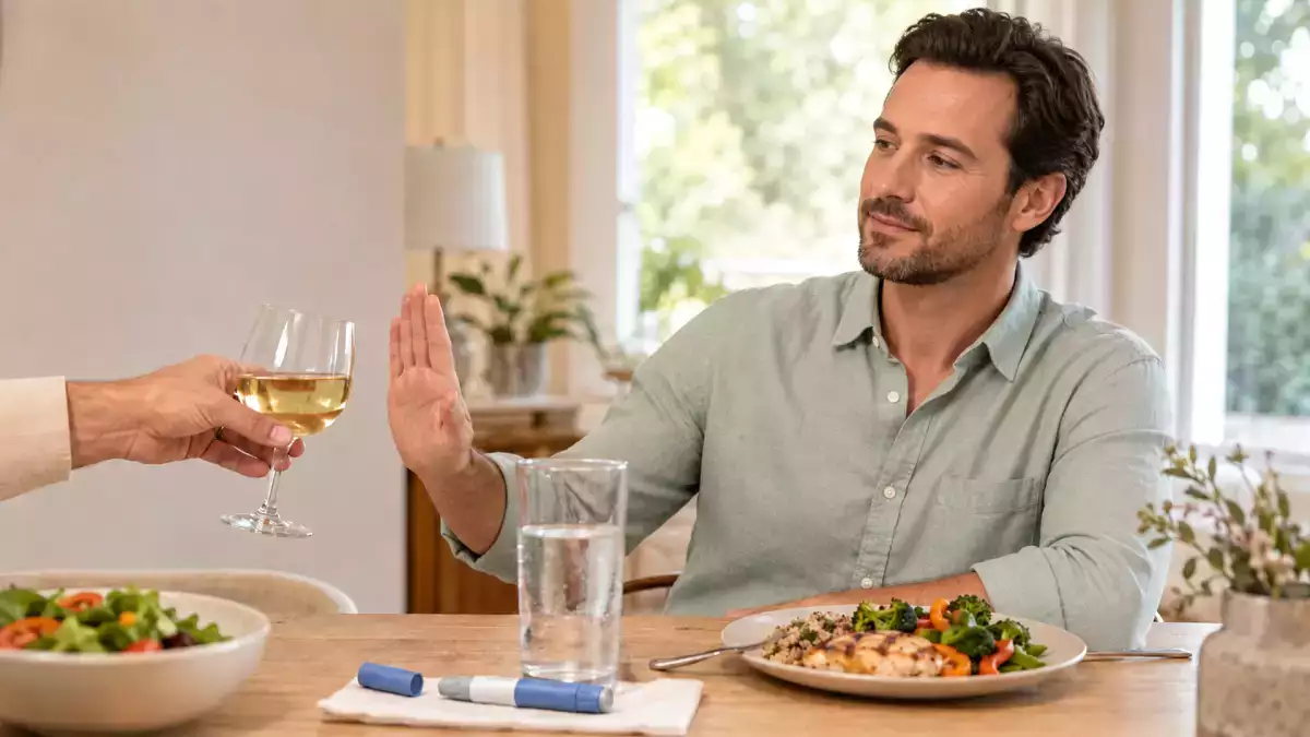 Can you drink alcohol while on GLP-1 medications? Experts explain risks, symptoms and precautions