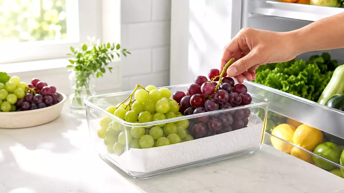 Keep freshly bought grapes crisp longer with this super-simple trick you’ll wish you knew sooner