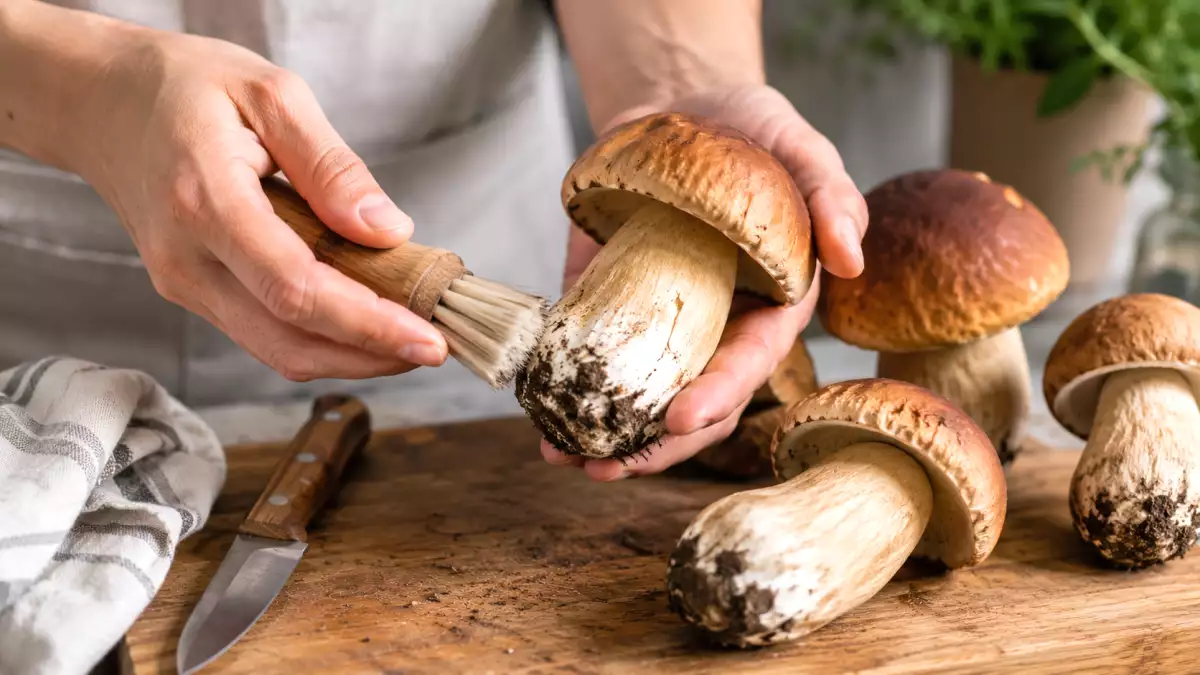 Did you just clean some fresh porcini mushrooms? The one simple thing you should absolutely avoid doing before cooking them