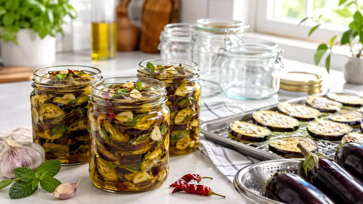 Homemade eggplant in oil: the one detail you can’t skip before sealing the jar