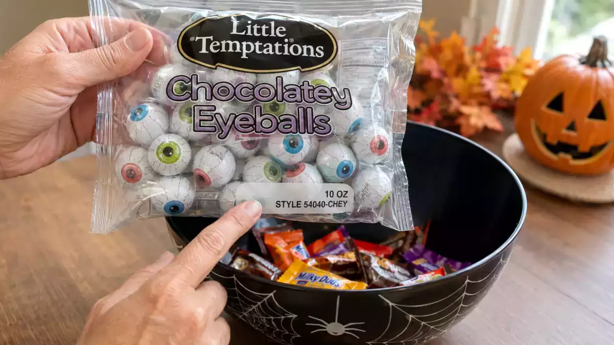 Filling a Halloween candy bowl? Check Little Temptations eyeballs for undeclared milk