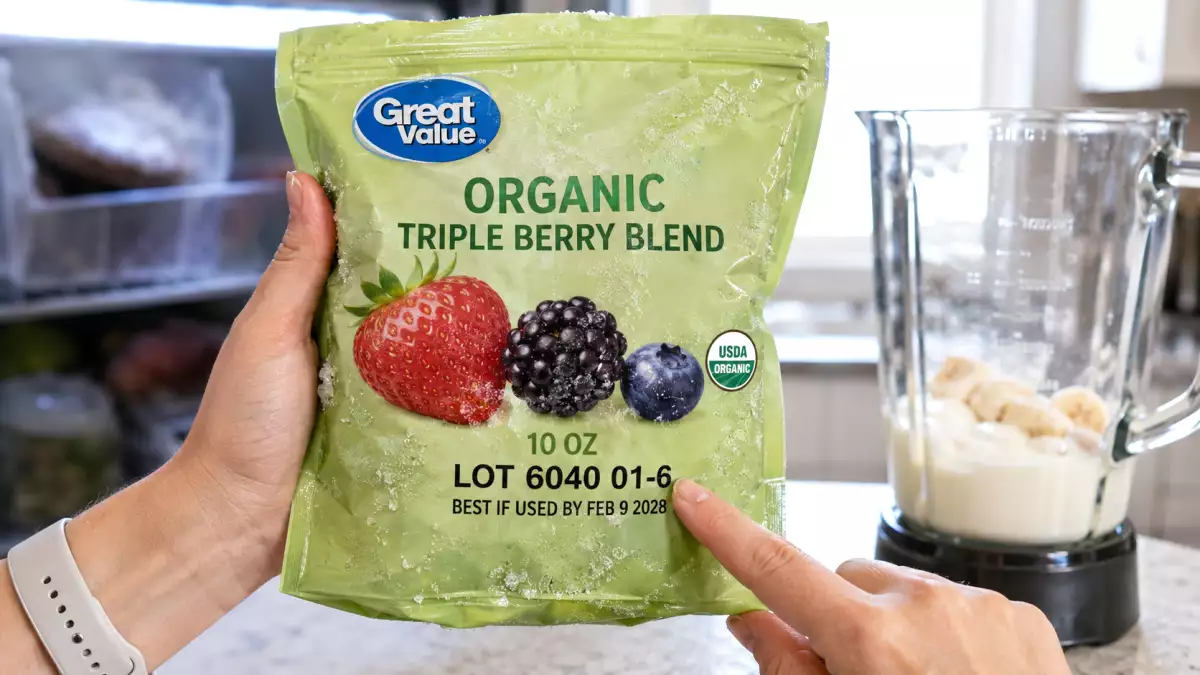 Smoothie berries in the freezer? Check Great Value lot 6040 01-6 before using them