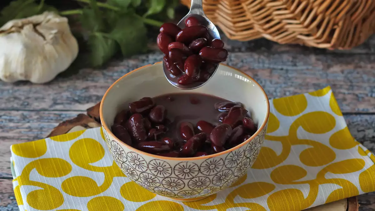 How do you cook red beans so they're tender without turning into a puree?