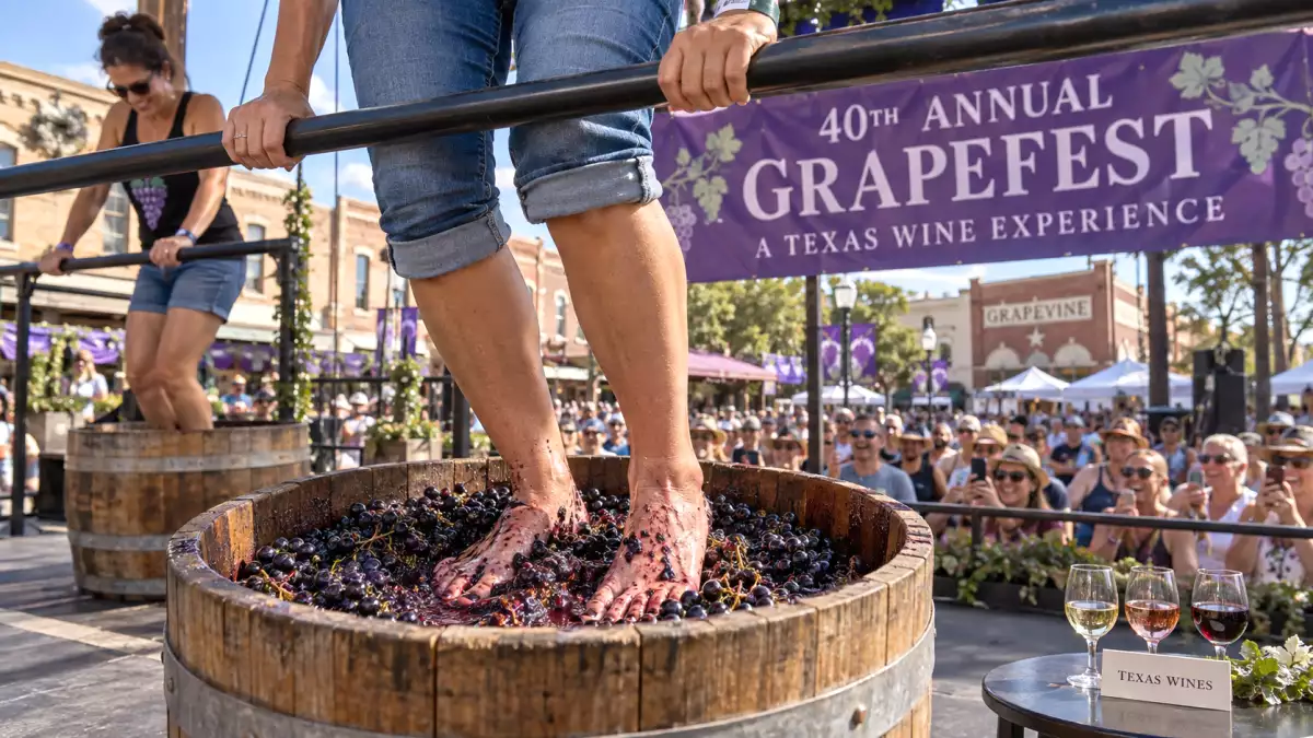 GrapeFest turns 40 Thursday: plan Texas wines, tastings and grape stomping first