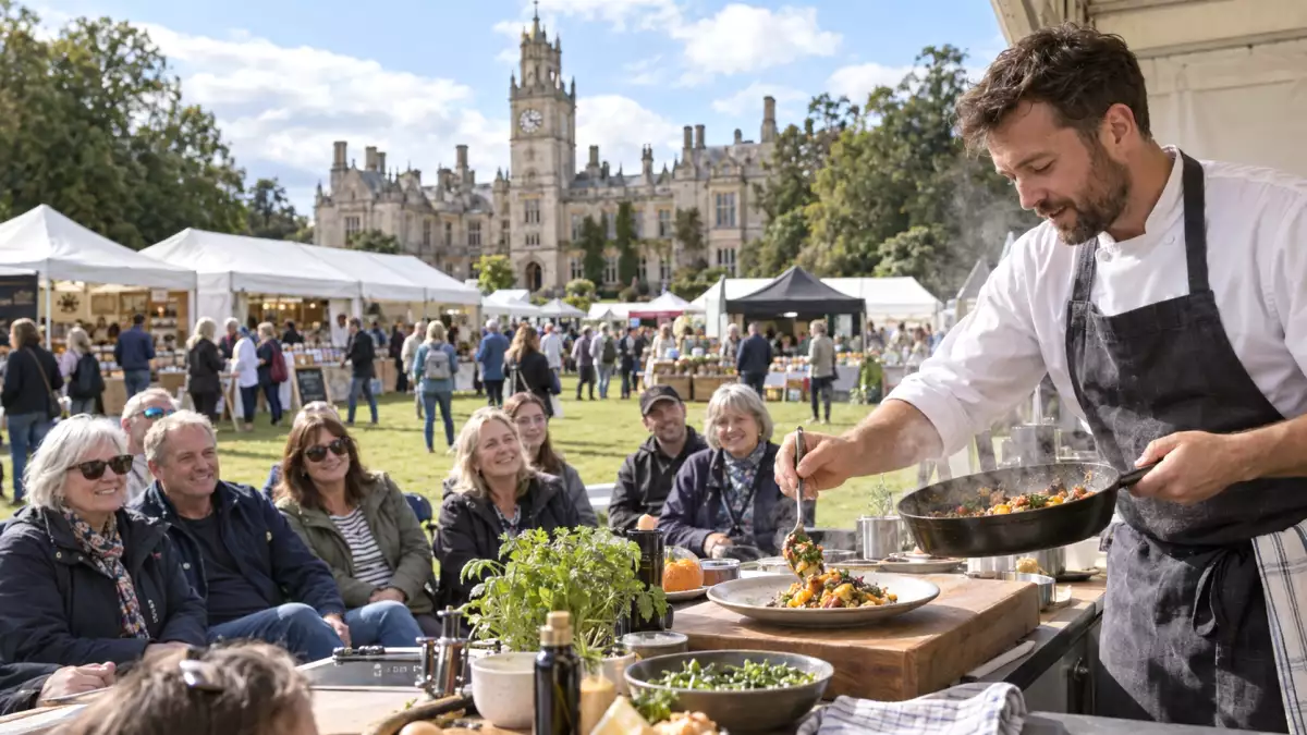 Going to Thoresby Park Food Festival? Plan the 170 traders and live cookery first