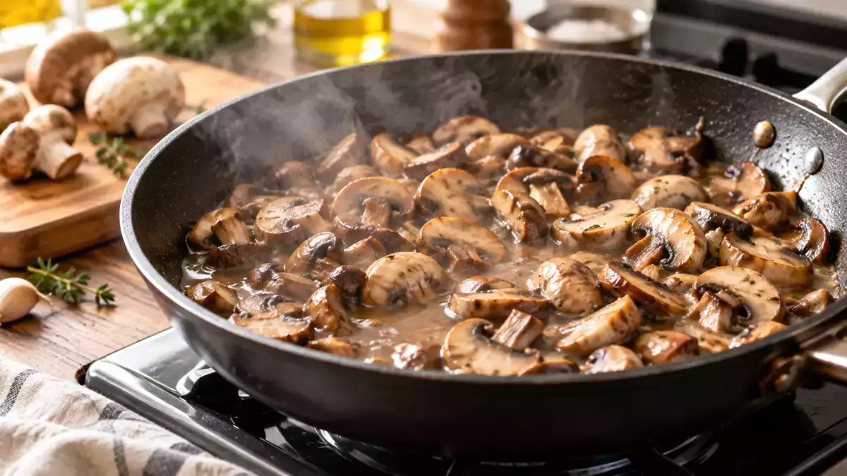 Do your mushrooms end up watery and mushy in the pan? The most common mistake when cooking themand the trick to keeping them flavorful and nicely browned