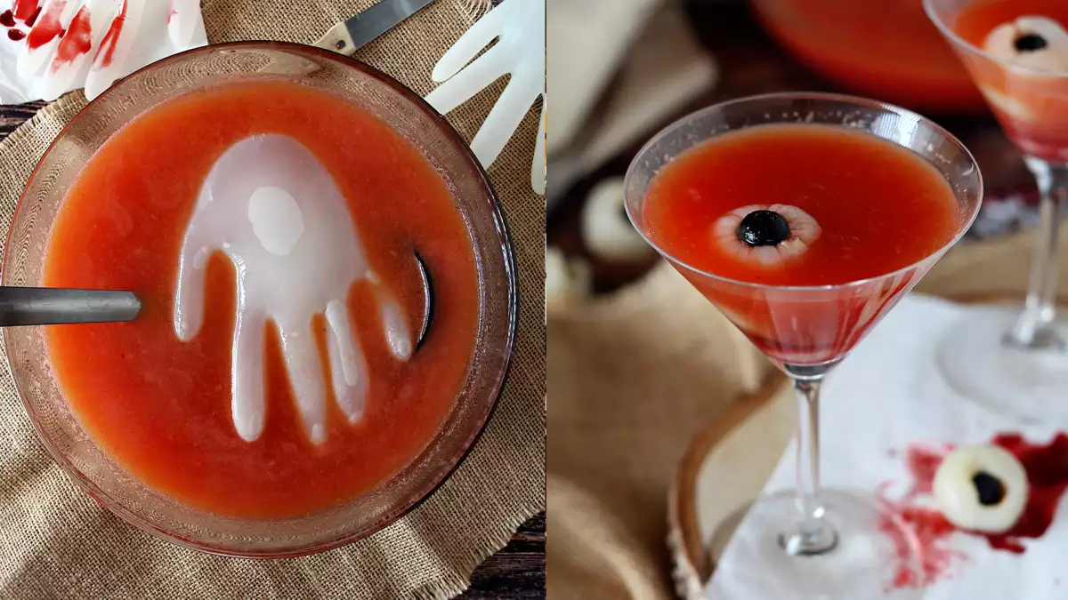 Halloween: 2 easy-to-make cocktails, with and without alcohol