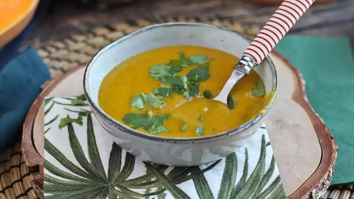 Pumpkin soup turning watery? roast the squash first for a thicker, deeper bowl