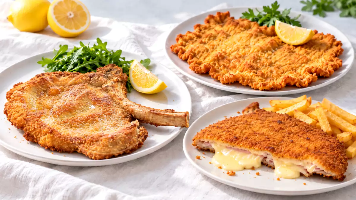 From Milan to Vienna to Ljubljana: three different cutlets, which one should you choose for dinner tonight?