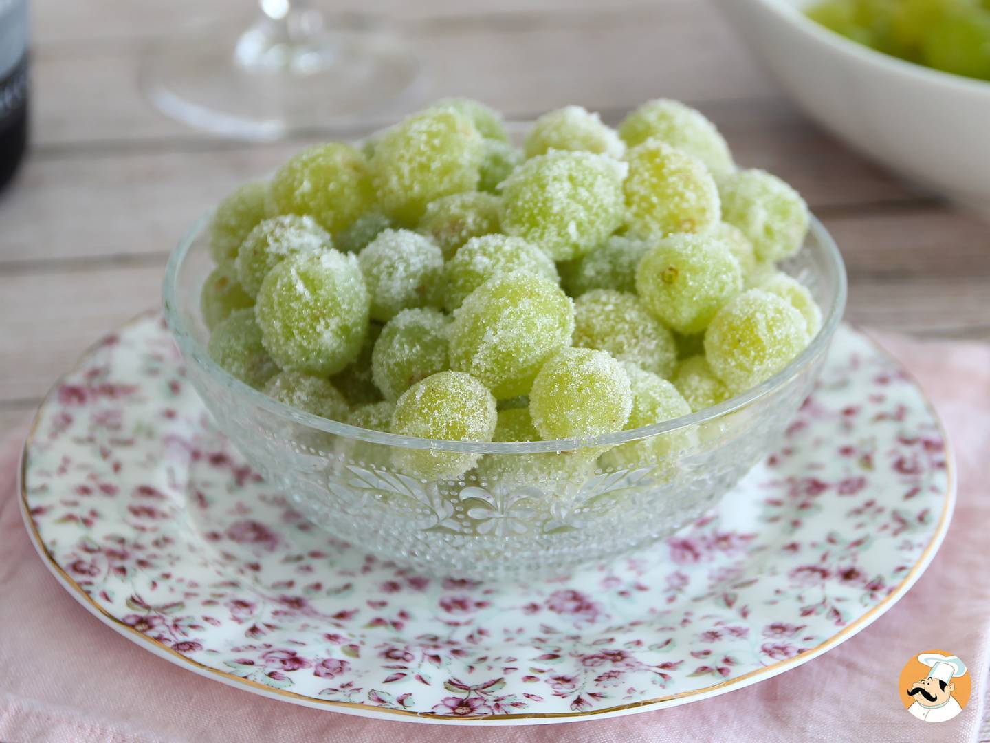 The lucky recipe: grapes in prosecco to celebrate the New Year!