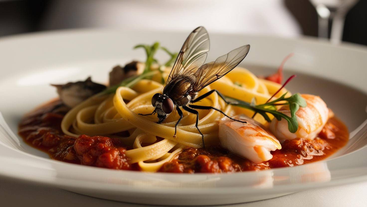 What really happens when a fly lands on your food and how to avoid health risks!