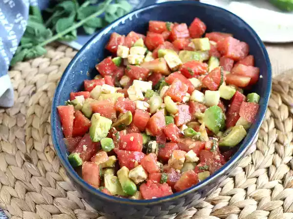 This salad really kills hunger and also dries fat