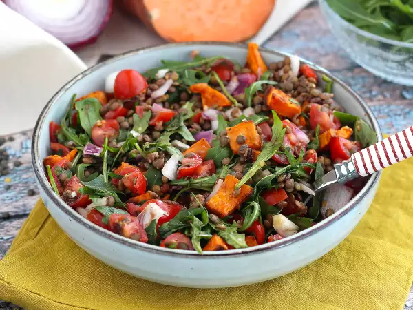 This lentil salad is a quick and nutritious option that will become your new favorite