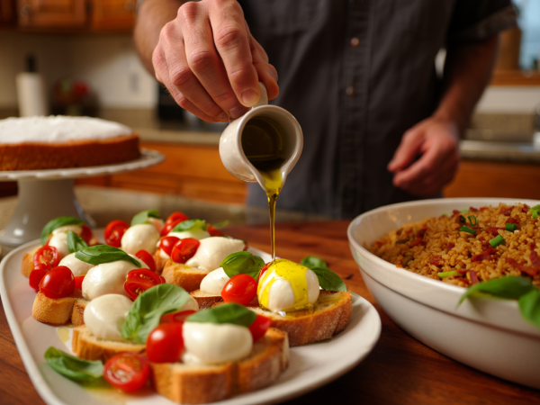 Daily Menu, april 23: Delightful flavors, a culinary journey from crostini to cake