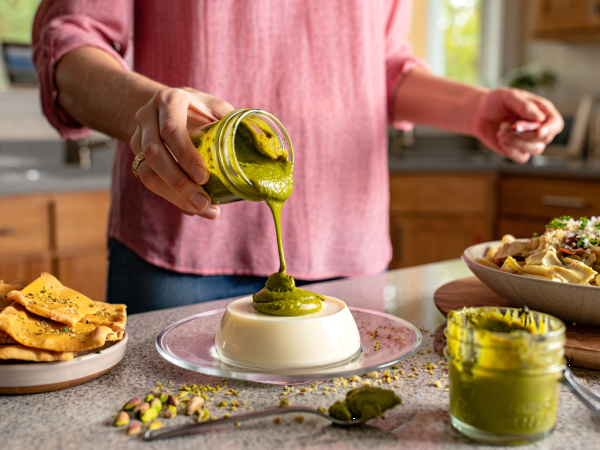 Daily Menu, May 20: a delightful journey from pita chips to pistachio panna cotta