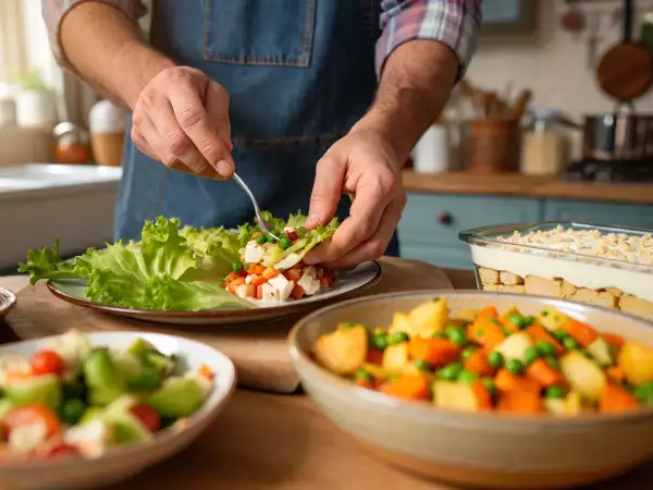 June 15 daily menu: start with a crab starter, enjoy a hearty curry, savor a nostalgic dessert