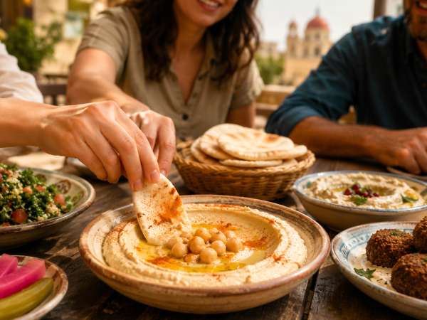 Lebanese mezze, like tapas: small plates and recipes to travel with your palate and taste the region