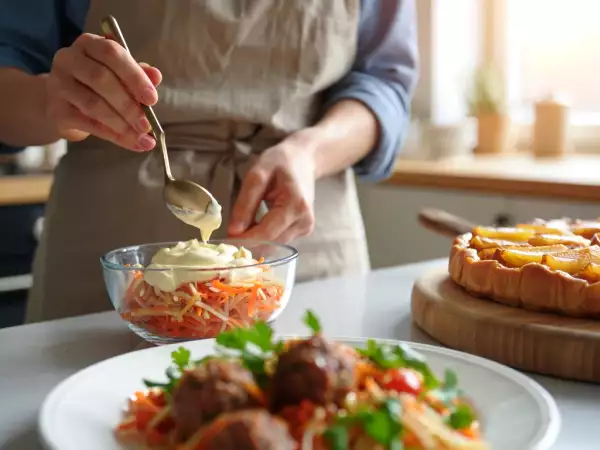 June 29 daily menu: mimoza salad, crispy air-fryer meatballs and classic tarte tatin to savor today