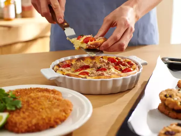 Daily menu, July 27: a delightful mix of low calorie kerala chicken cutlet, savoury clafoutis, and fruit & nut cookies