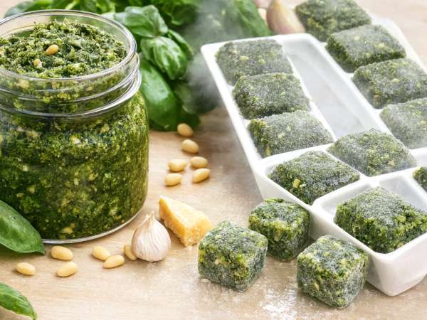 How long does summer-made frozen pesto really last, and the best way to store it so it won't spoil