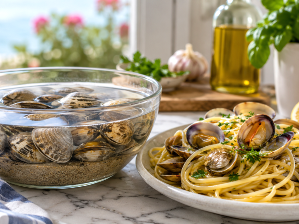 Simple step-by-step method to remove sand from clams so you can enjoy them immediately with no fuss