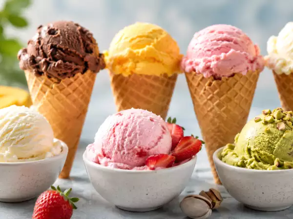 What's the real difference between sorbet, ice cream and gelato when scooped from the container?