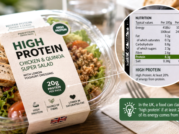 Confused by 'high protein' on UK food labels? What the claim actually means for shoppers and buyers