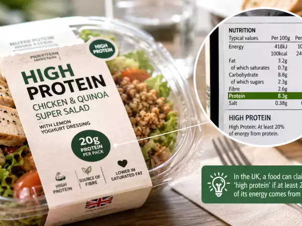 Confused by 'high protein' on UK food labels? What the claim actually means for shoppers and buyers
